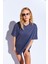 Antrasit Kalın Soft Dokulu Enjeksiyon Minimal Baskı Detaylı Oversize %100 Pamuk Unisex T-Shirt 1