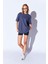 Antrasit Kalın Soft Dokulu Enjeksiyon Minimal Baskı Detaylı Oversize %100 Pamuk Unisex T-Shirt 3