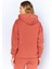 Eskitme/soluk Efektli Regular/normal Kalıp Kapşonlu Kanguru Cepli Örme Sweatshirt | Kiremit 5