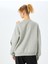 Omzu Açık Kayık Yaka Baskılı Oversize Sweatshirt 4