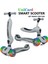 Smart Oturaklı Çocuk Scooter 3 Tekerlekli Işıklı Scooter Yükseklik Ayarlı 1-5 Yaş 1