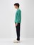 Erkek Lacivert Pamuk Dokulu Regular Fit Sweat Pantolon 3