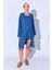 %100 Organik Pamuk Müslin Yıkamalı Sabahlık Kimono | Indigo MKW359976 2