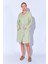 %100 Organik Pamuk Müslin Yıkamalı Sabahlık Kimono Çağla | MKW359976-01 3