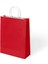 Kırmızı Büküm Saplı Kraft Çanta 18 x 24 cm 24 Adet 1