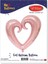 Rose Içi Boş Kalp Folyo Balon 40" 1