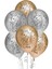 Elegant Unicorn Baskılı Metalik Balon 12" 100 Adet 1