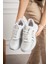 Beyaz Rahat Kalıp Kadın Sneaker 1