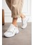 Beyaz Rahat Kalıp Kadın Sneaker 3