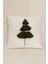 Charm Özel Püskül Dikiş Çam Ağacı Motifli Krem Kırlent 45 x 45 35258A 2