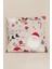 Charm Noel Temalı Özel Renkli Baskılı Bej Kırlent 43X43 35265A 2