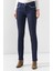 Şerit Detaylı Dar Kesim Lacivert Pamuklu Jean Pantolon 2