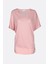 Sport V Yaka Düşük Kol Uzun Keten T-Shirt 1