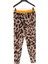 Leopar Desenli Cepli Vizon Ipek Pantolon 1