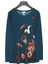 Sport Yuvarlak Yaka Uzun Kol Desenli T-Shirt 4