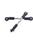 2 Adet 8124 Metal 75-85MM Eering Çubuğu 1/8 Zd Racing 9116 9020 9072 ile Uyumlu (Yurt Dışından) 1