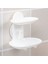 4x Çift Sabunluk Duş Banyo Için Güçlü Emiş Sabunluk Bardak Tepsisi (Beyaz) (Yurt Dışından) 3