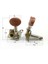 2R2L Metal Ukulele Kilitleme Dize Tuner Gitar Tuning Peg Makine Kafası Kahverengi Kafa Mandal ile Ukulele Gitar Parçası (Yurt Dışından) 2