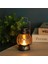 12 Parça Mini Fener Dekoratif LED Mumlu Vintage Siyah (Yurt Dışından) 1