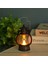 12 Parça Mini Fener Dekoratif LED Mumlu Vintage Siyah (Yurt Dışından) 5