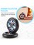 2 Adet 100MM Scooter Yedek Tekerlekler Rulmanlı (Yurt Dışından) 5