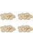 10 Adet Mini Maskeler Reçine Maske Flatback Cabochon Bej Kız Yüz El Sanatları (Yurt Dışından) 1