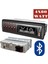 Hızlı Şarj Çift USB Bluetooth’lu Araba Radyo Çift Amfi Çıkışlı 4X60 Watt 63 Max Ses Uyumlu 1