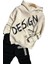 Erkek Çocuk Çift Baskılı Respect Design Yazı Şardonlu Siyah Alt Eşofman Takım 4