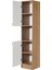 2 Kapaklı ve Raflı Çok Amaçlı Dolap - Sepet / Beyaz - 35 cm 4