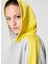 Sport Renk Detaylı Kapüşonlu Fermuarlı Gri Pamuk Sweatshirt 2
