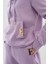 Sport Logolu Kapüşonlu Kanguru Cepli Pamuk Sweatshirt 3