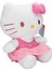 Pelüş OT180201-A Hello Kitty Pembe Elbiseli Kurdeleli 36 cm 1