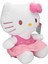 Pelüş OT180201-A Hello Kitty Pembe Elbiseli Kurdeleli 36 cm 2