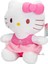 Pelüş OT180201-A Hello Kitty Pembe Elbiseli Kurdeleli 36 cm 3