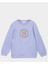Logolu Bisiklet Yaka Basic Çocuk Sweatshirt 1