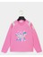V Yaka Önü Baskılı Uzun Kol Çocuk Sweatshirt 1
