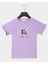 Logolu Fırfır Kol Çocuk T-Shirt 1