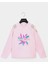 V Yaka Önü Baskılı Uzun Kol Çocuk Sweatshirt 1