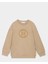 Logolu Bisiklet Yaka Basic Çocuk Sweatshirt 1