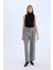 Wide Leg Yüksek Bel Geniş Düz Paça Pensli Flanel Pantolon E6115AX24WN 2