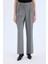 Wide Leg Yüksek Bel Geniş Düz Paça Pensli Flanel Pantolon E6115AX24WN 4
