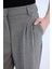 Wide Leg Yüksek Bel Geniş Düz Paça Pensli Flanel Pantolon E6115AX24WN 5