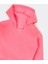 Kız Çocuk Kapşonlu Pembe Eteği Fırfır Detaylı Sweatshirt -1010 2