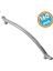 Merve (160 mm - 16 cm) Krom Renk Metal Kulp 1