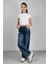 Cedy Denım Kız Çocuk Yüksek Bel %100 Cotton Palazzo Jean Pantolon 5