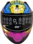 M-201 Gongju Pembe-Mavi Güneş Vizörlü Kask (Siyah Camlı) 2