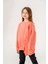Kız Çocuk Asimetrik Üç Iplik Sweatshirt G4530 3