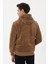 Kapüşonlu Peluş Sweatshirt Regular Fit- Sw-1067 4