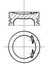 87-109100-10 Piston Segman 90.90MM 22 Pim Sekmanlı Mercedes W208-170 M111 230 Kompressor 96-03 A1110302818 1