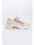 Oude Ekru Kadın Fermuarlı Kalın Taban Spor Sneakers 4